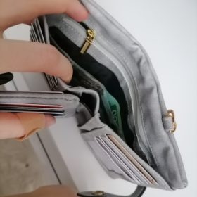 Small Trifold Leather Mobile Wallet For Women photo review