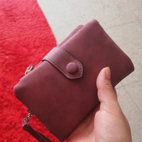 Small Trifold Leather Mobile Wallet For Women photo review