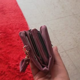 Small Trifold Leather Mobile Wallet For Women photo review