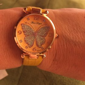 New Rhinestone Butterfly Dial Watches photo review