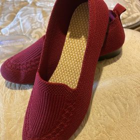 2022 Casual Shoes Women's Mesh Breathable Slip on Flat Shoes Ladies  Loafers photo review