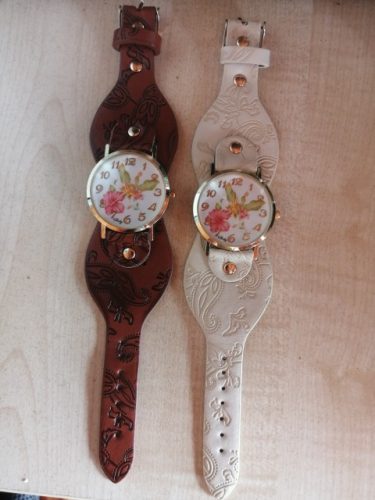 New Arrival Printed leather Bracelet Wristwatch photo review